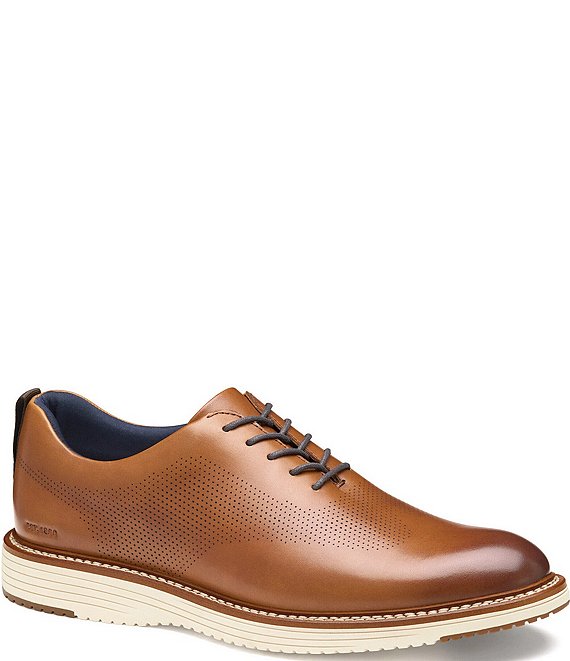 Johnston & Murphy Upton One-Piece Perfed Plain Toe