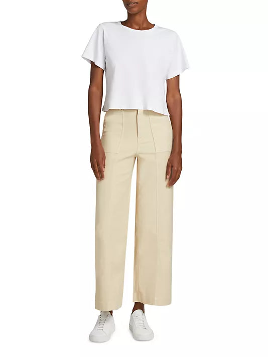 The Normal Brand Comfort Terry Wide Leg Cropped Pant