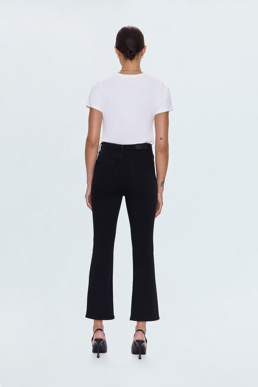 Pistola Lennon High Rise Crop Boot Cut - Noir