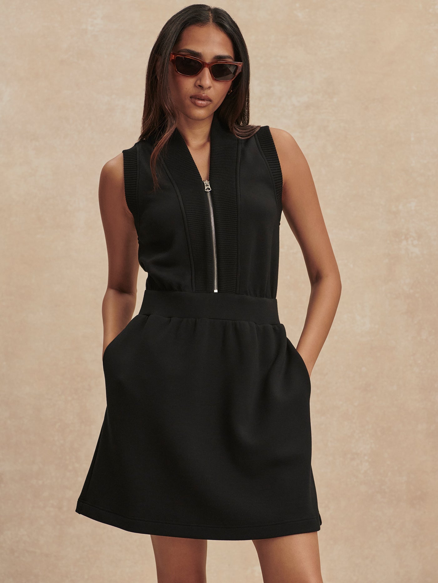 Varley - Polyanna Half Zip Dress
