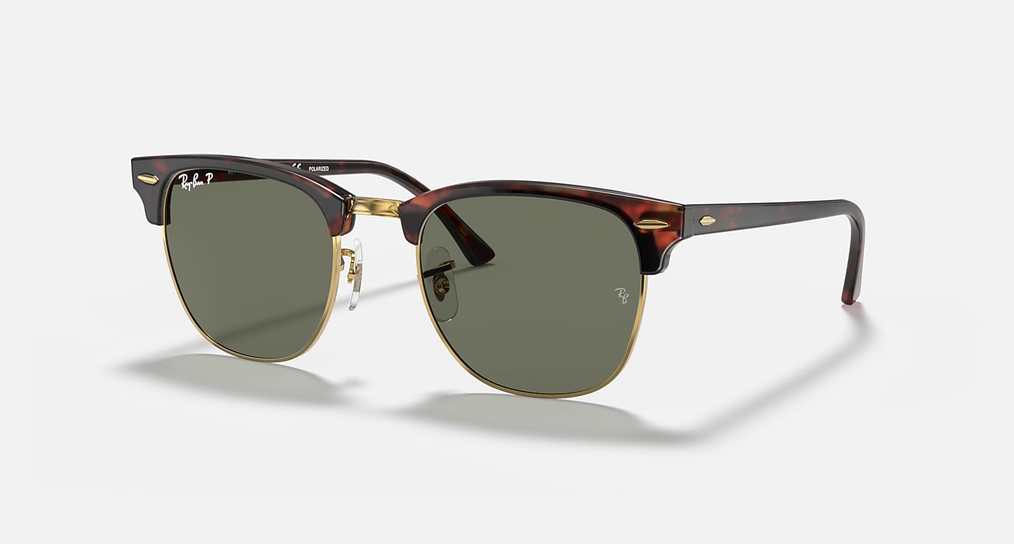 Ray Ban Clubmaster Classic Polarized (Red Havana)