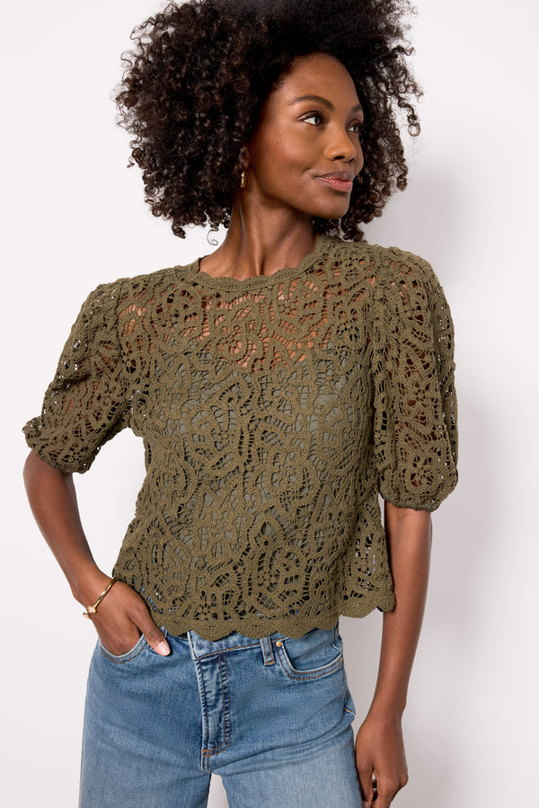 Sanctuary Cherished Lace Tee