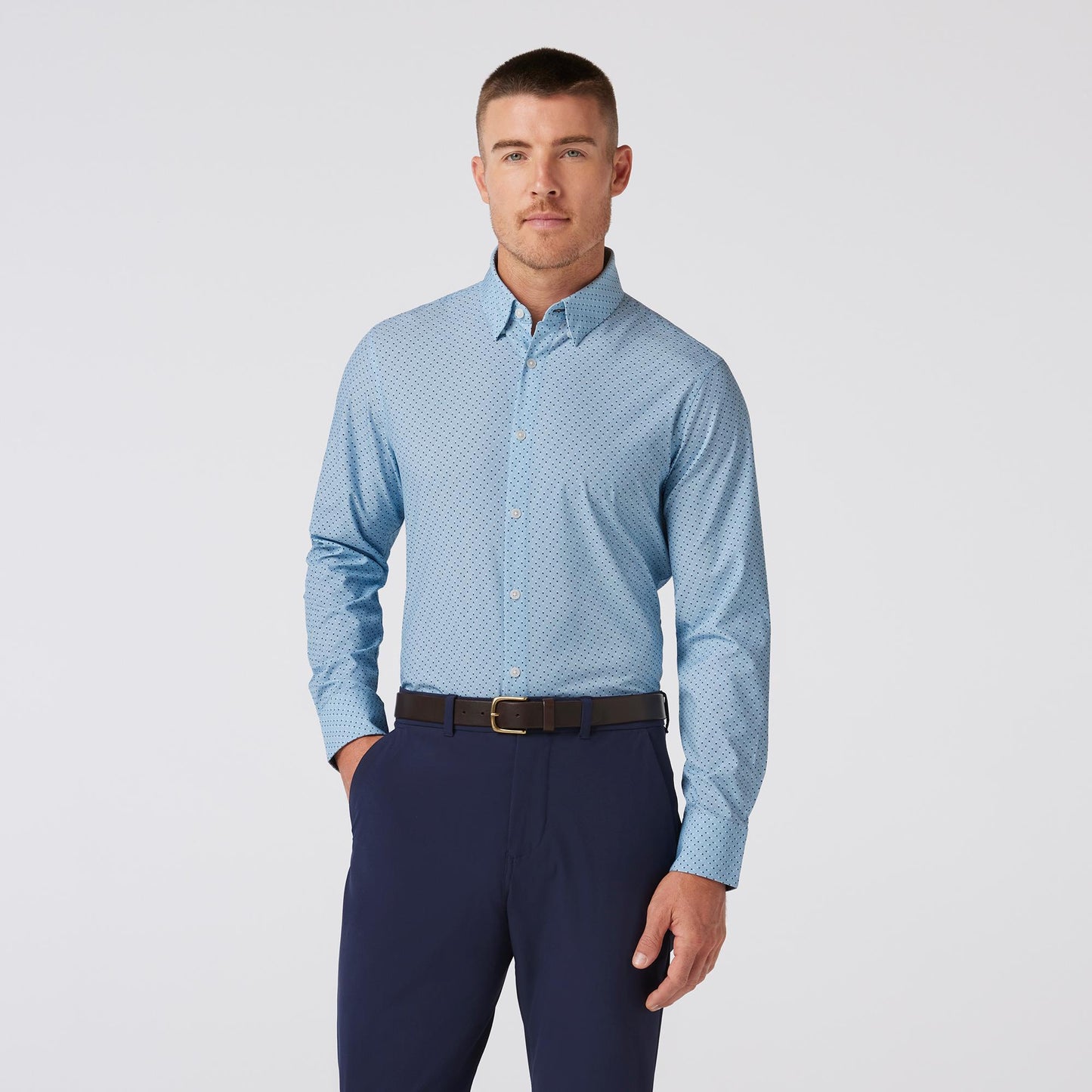 Mizzen + Main Leeward Long Sleeve Dress Shirt