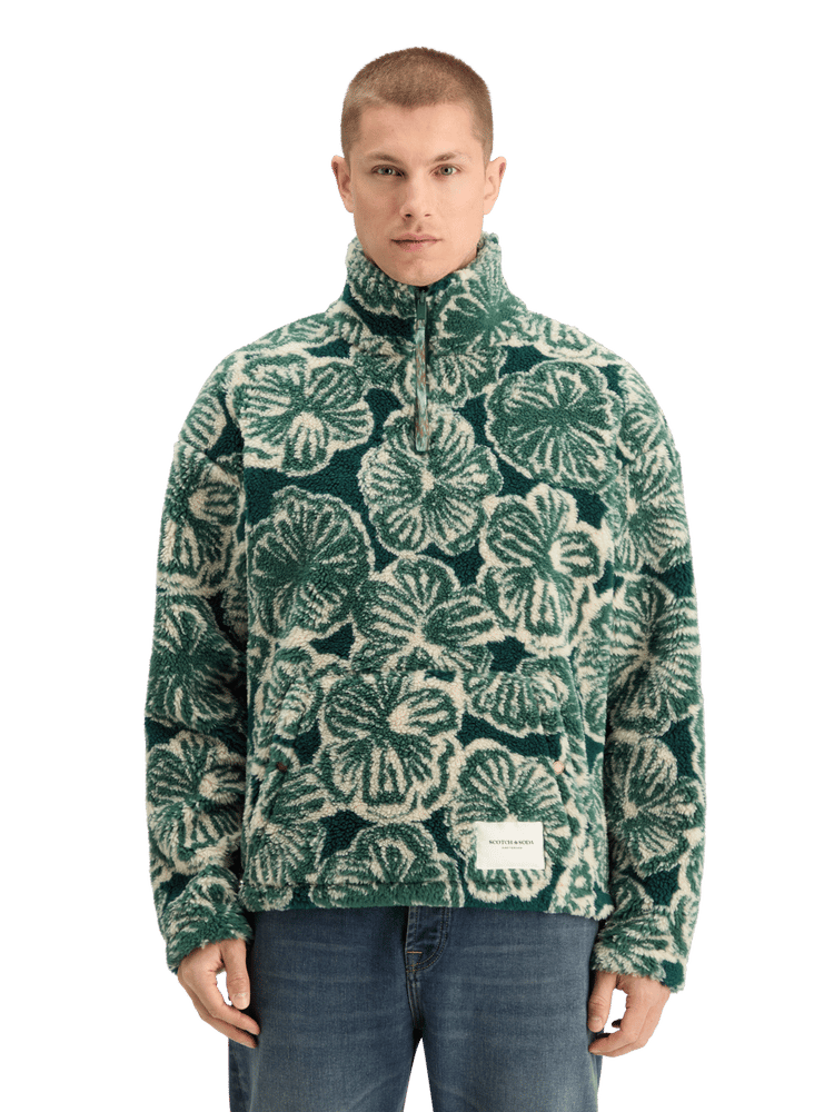 Scotch & Soda Polar Fleece Half Zip Pullover