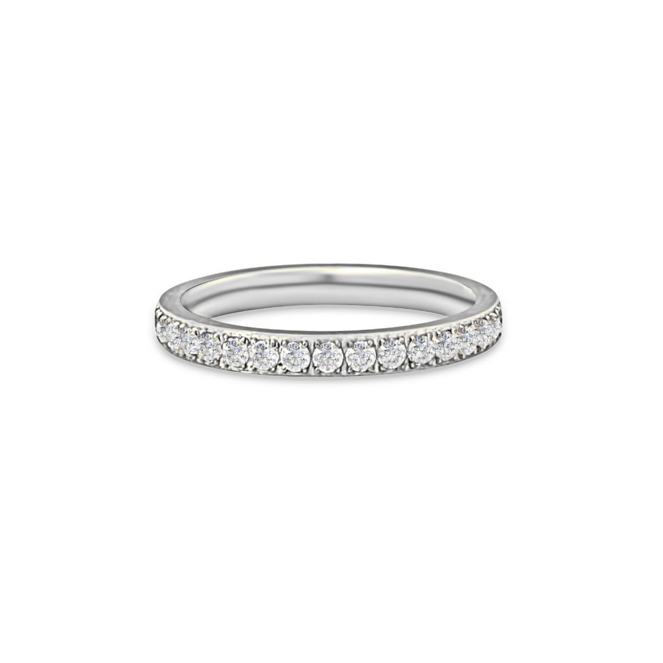 Ellie Vail Velia Dainty Eternity Band Ring