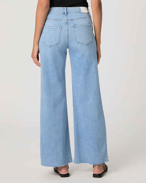 Paige Women's Anessa 31" Wide Leg Jean - Santorini Sky
