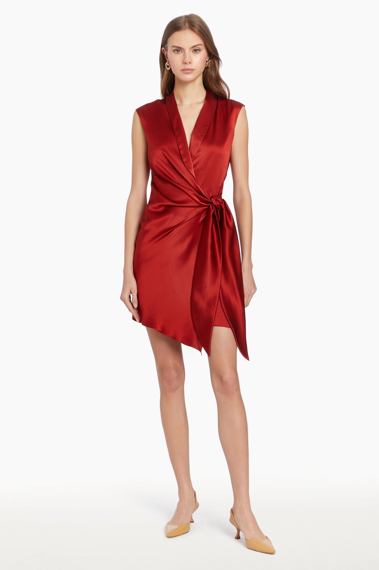 Amanda Uprichard Clara Dress (Cinnamon)
