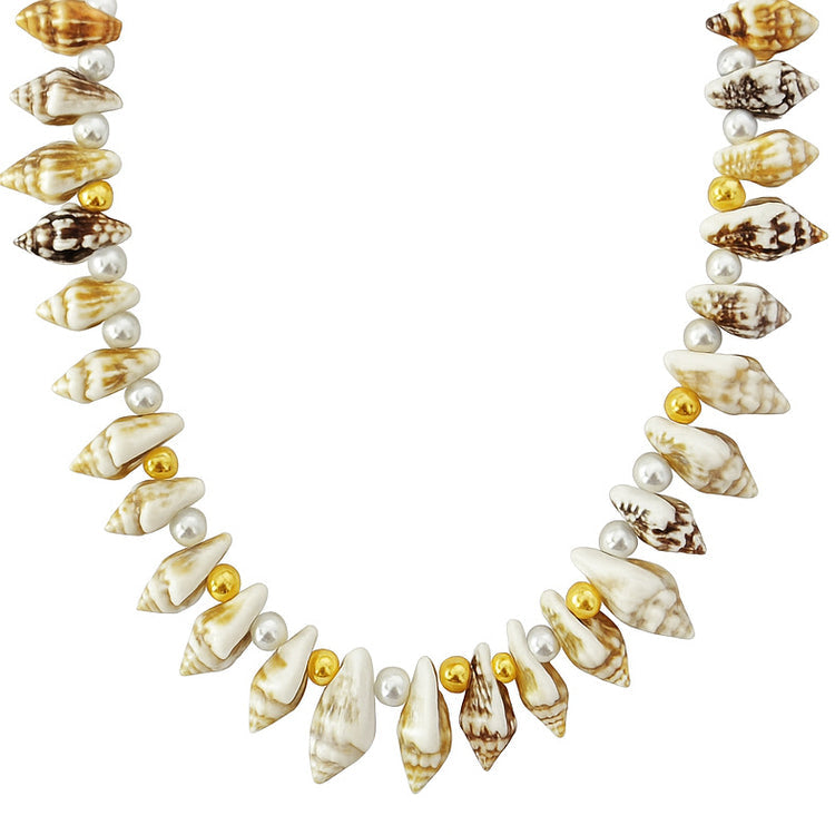 Ellie Vail Aydi Shell Choker Necklace