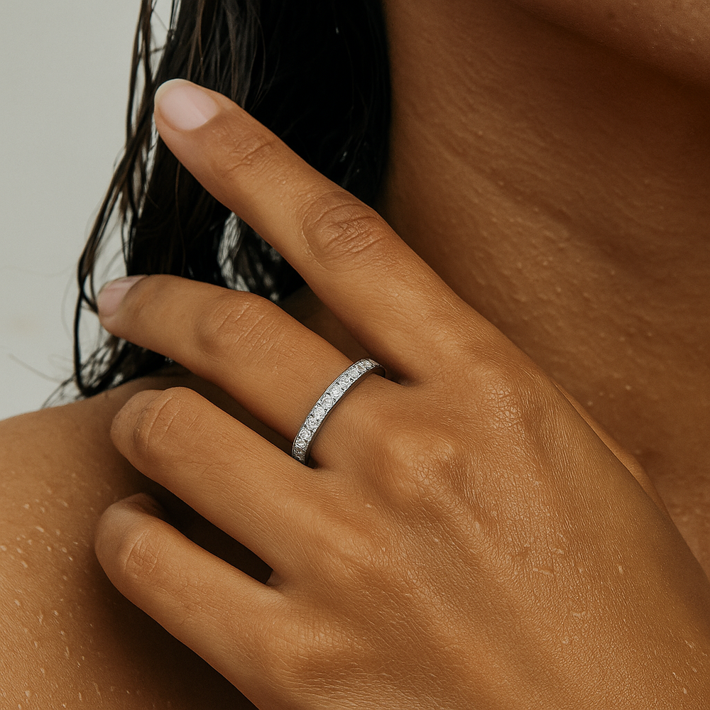Ellie Vail Velia Eternity Band Ring