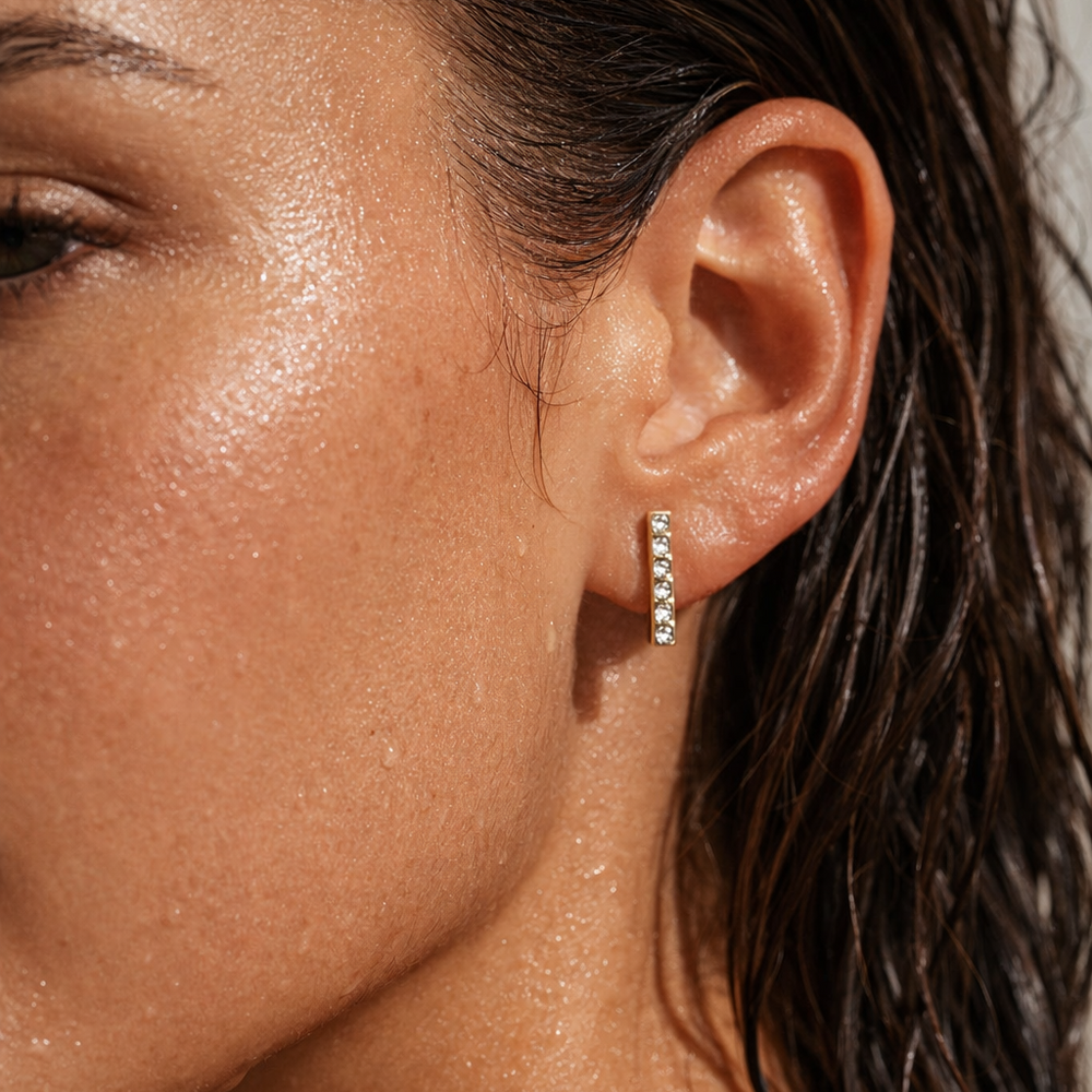 Ellie Vail Kiki Bar Stud Earrings