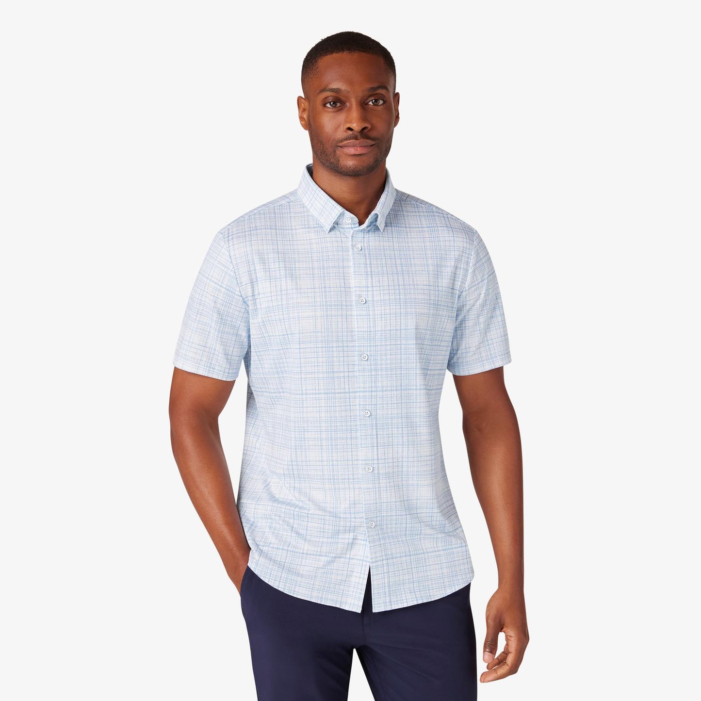 Mizzen + Main Halyard No Tuck Short Sleeve Dress Shirt