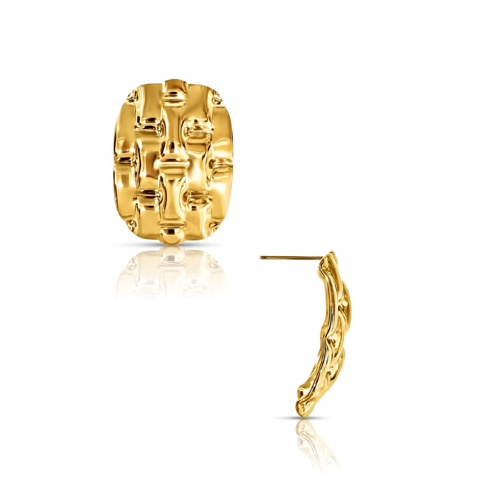 Ellie Vail Adley Hammered Drop Earring