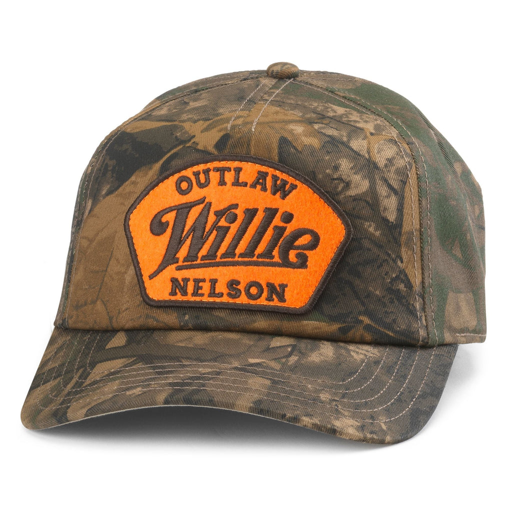 American Needle Camo Roscoe Hat Willie Nelson