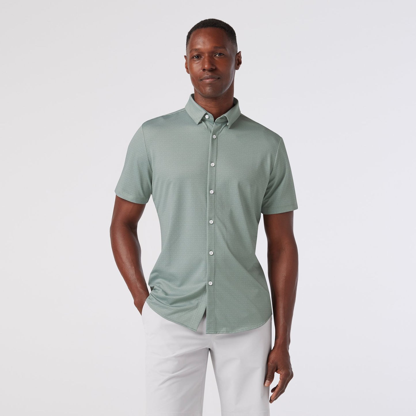 Mizzen + Main Halyard Short Sleeve Dress Shirt