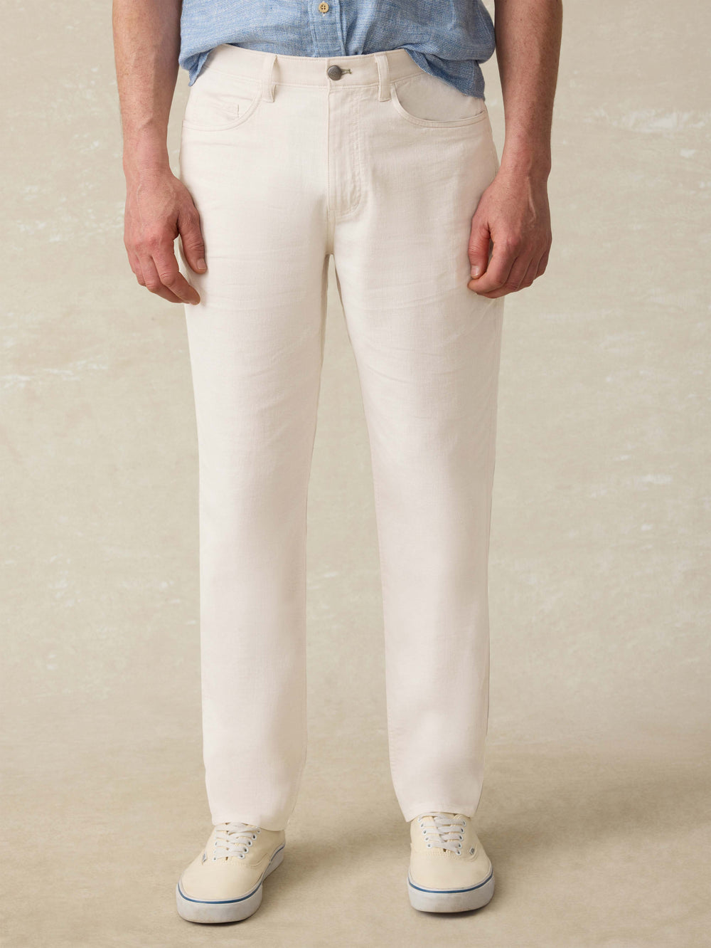 Faherty Men's Movement Linen 5Pckt Pant