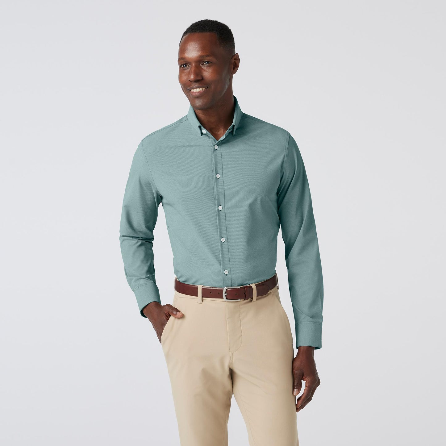 Mizzen + Main Leeward Long Sleeve Dress Shirt