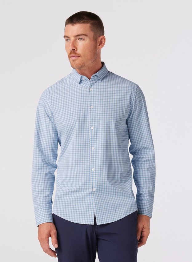 Mizzen + Main Leeward No Tuck Long Sleeve Dress Shirt