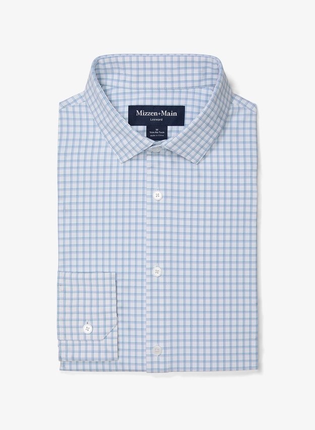 Mizzen + Main Leeward No Tuck Long Sleeve Dress Shirt