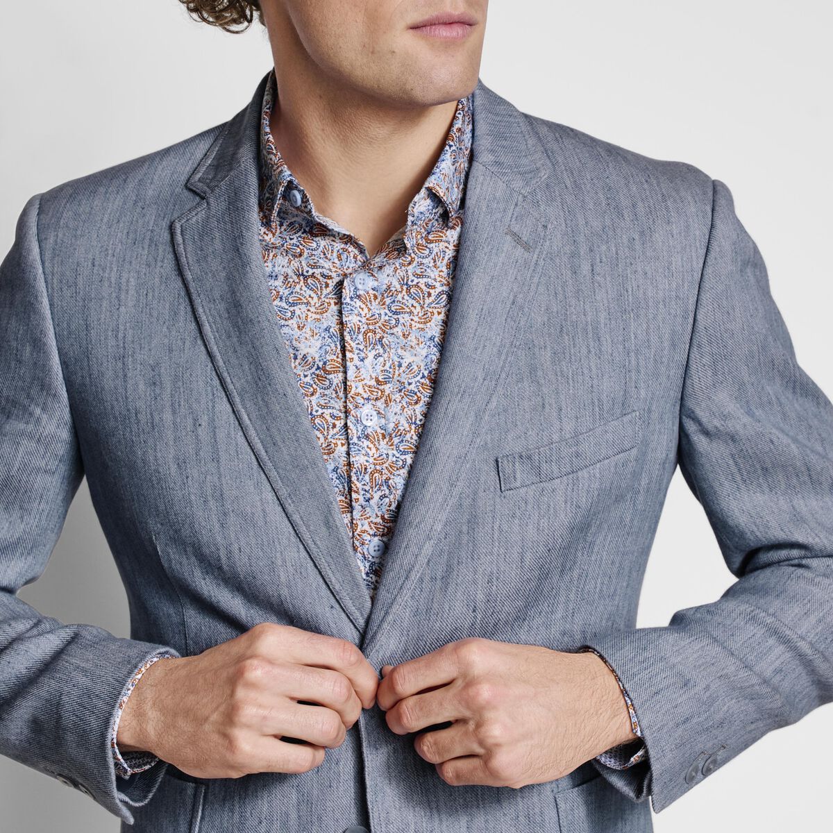 Johnston & Murphy Conley Linen Blazer