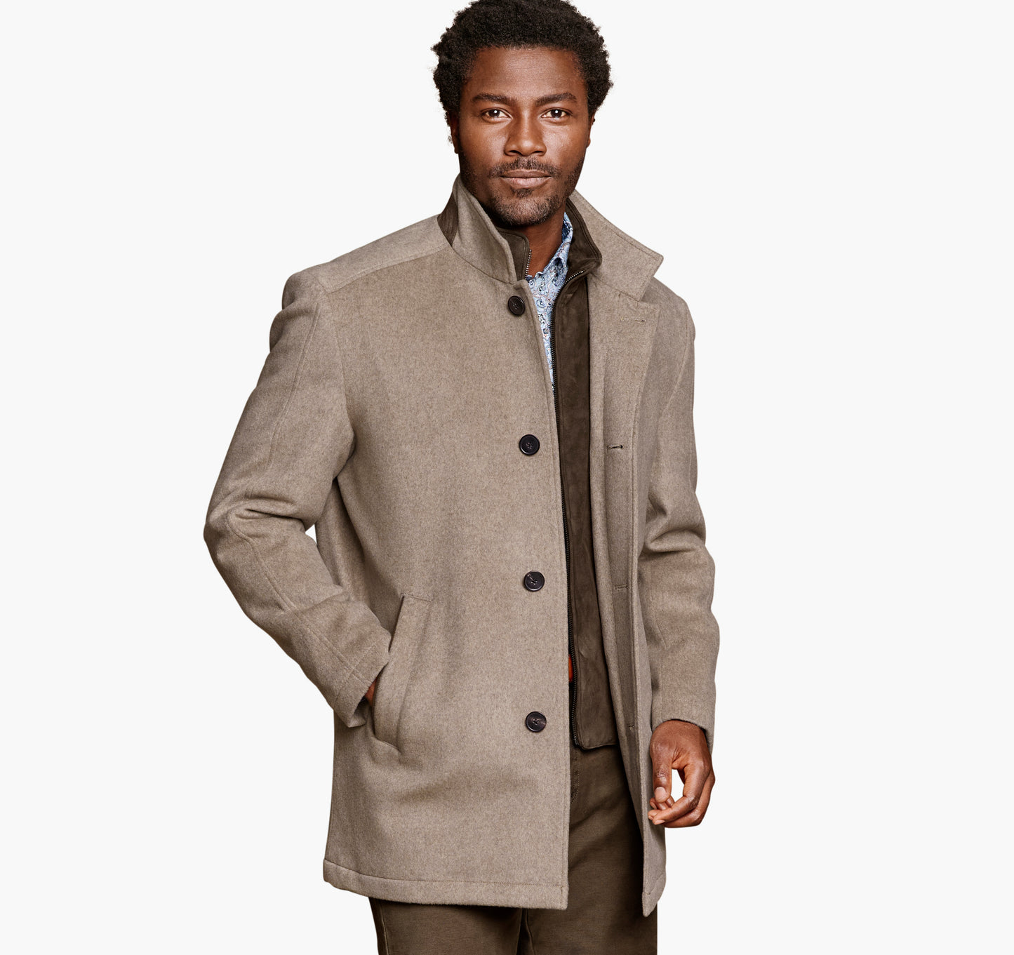 Johnston & Murphy Upton Luxe 175th Anniversary Car Coat