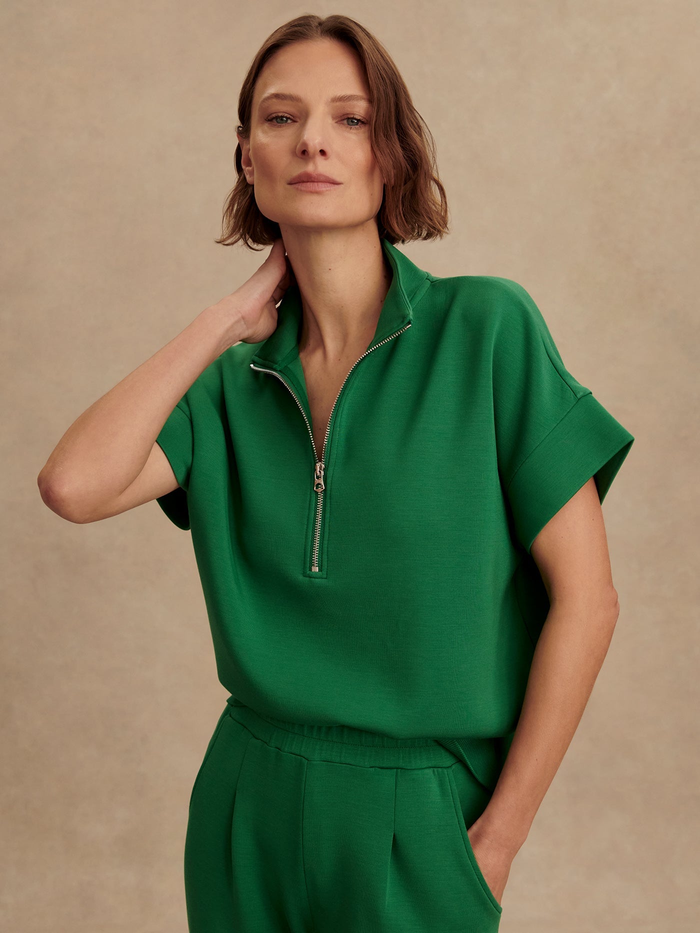 Varley Ritchie Short Sleeve Sweat