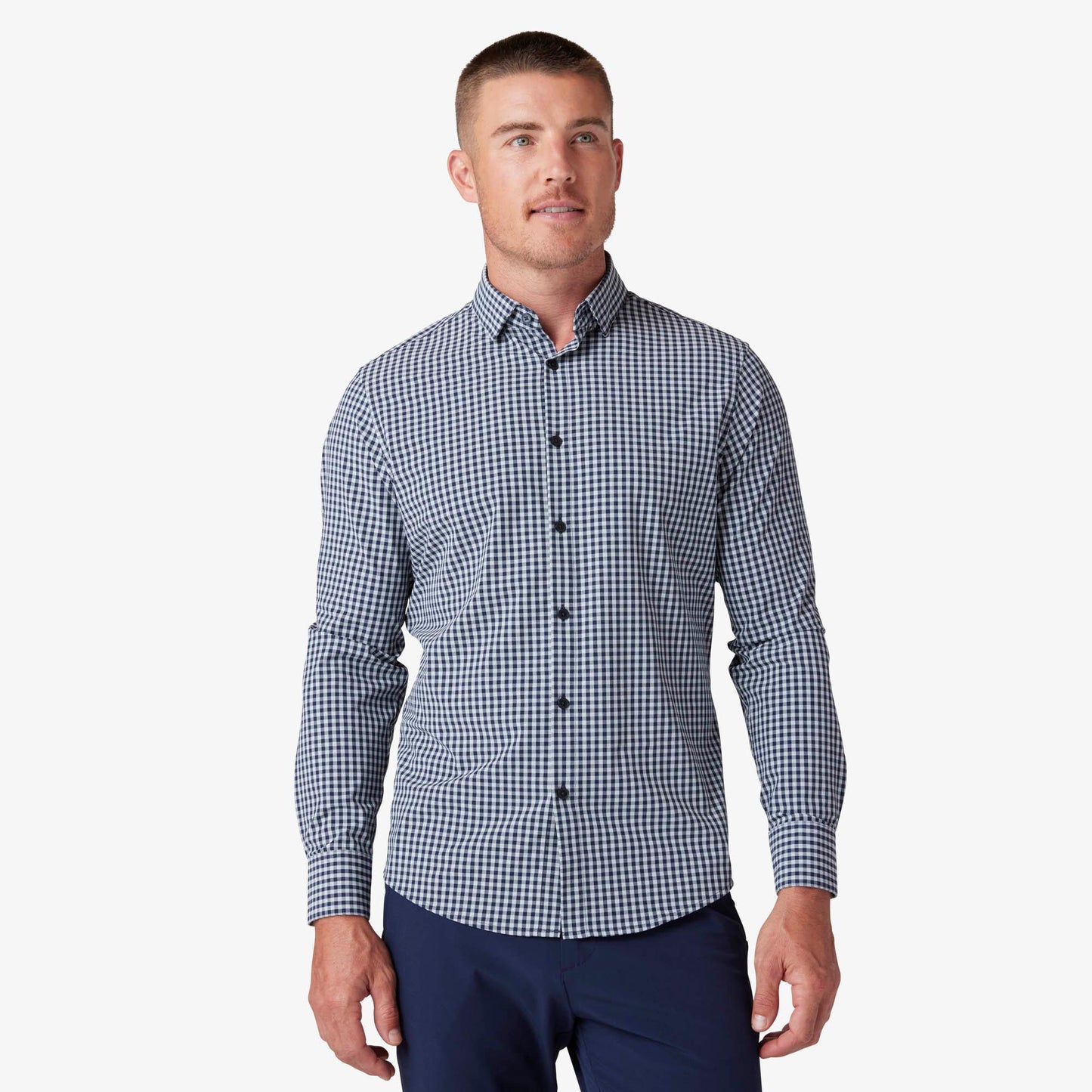 Mizzen + Main Leeward Long Sleeve No Tuck Dress Shirt