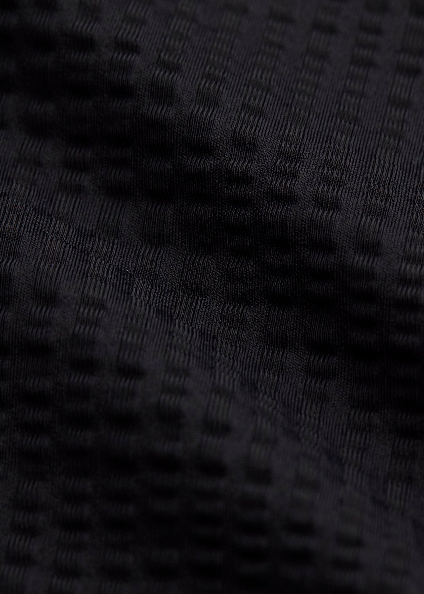 Close-up of black textured fabric