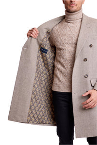 Paisley & Gray Peak DB Overcoat - Slim