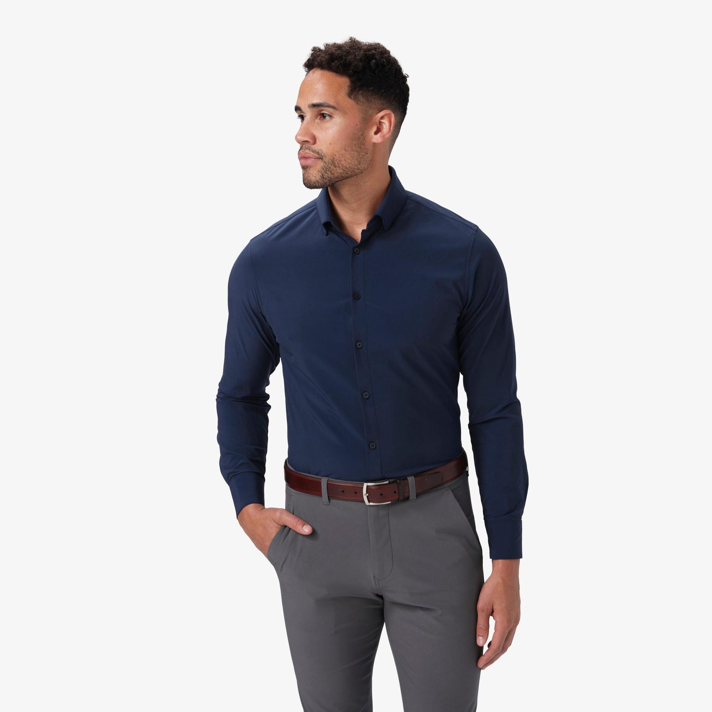 Mizzen + Main Leeward Long Sleeve Dress Shirt