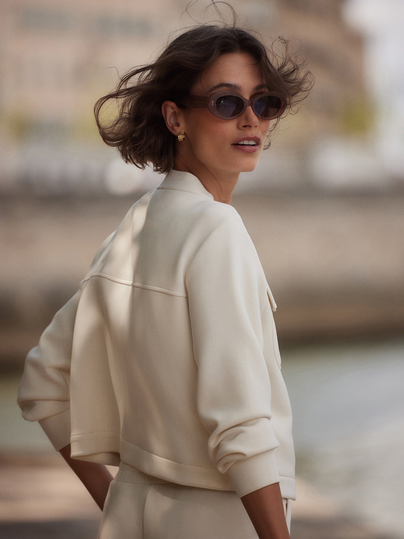 Varley Hartwell Button Through Sweat