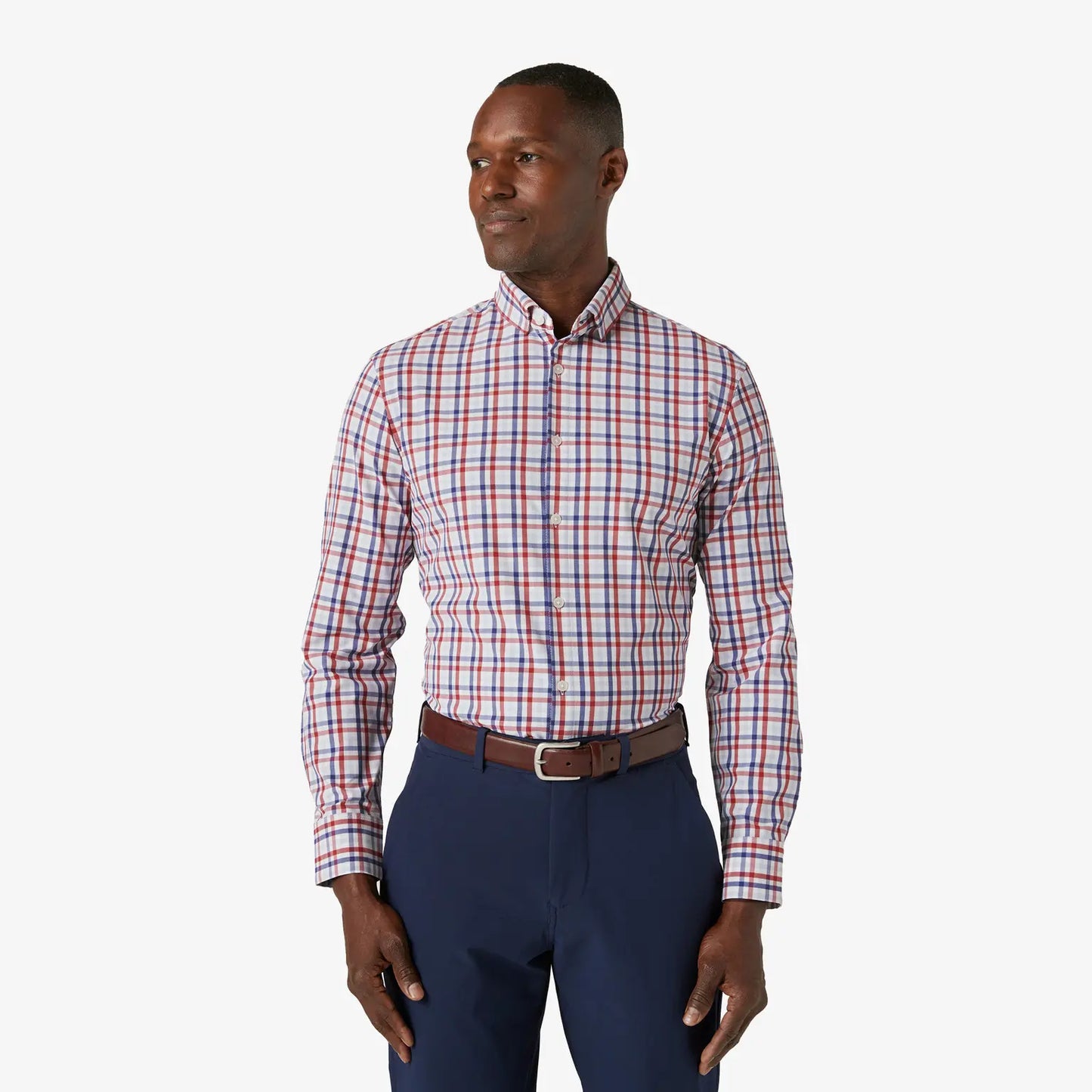 Mizzen + Main Leeward Long Sleeve No Tuck Dress Shirt