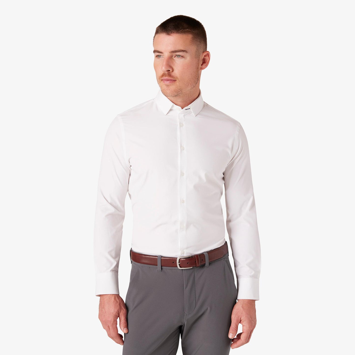Mizzen + Main Leeward Long Sleeve Dress Shirt (Core-Solids)