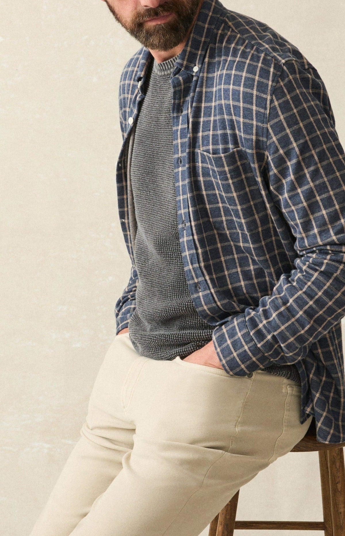 Faherty Men's Coastline Knit Shirt