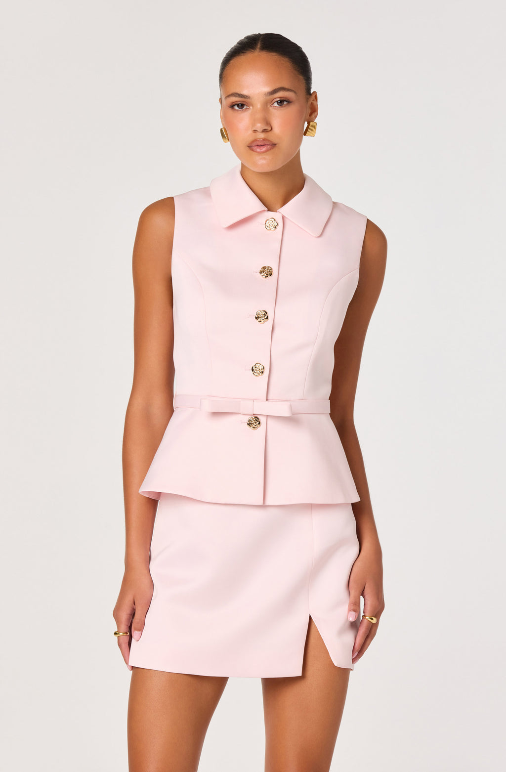 astr the label mini dress Jamia Peplum Button-Front Pink / S Costello This bodycon dress features Size:Pre-Order Small Free People Black Lace