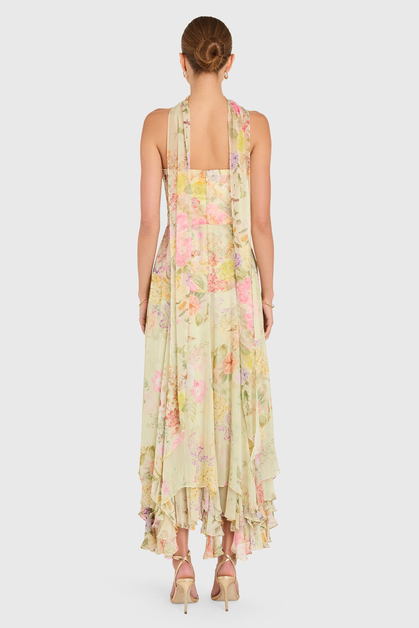 Amanda Uprichard Monterey Dress With Scarf