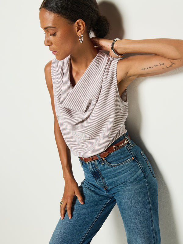Nation Cillie Cowl Neck Tank