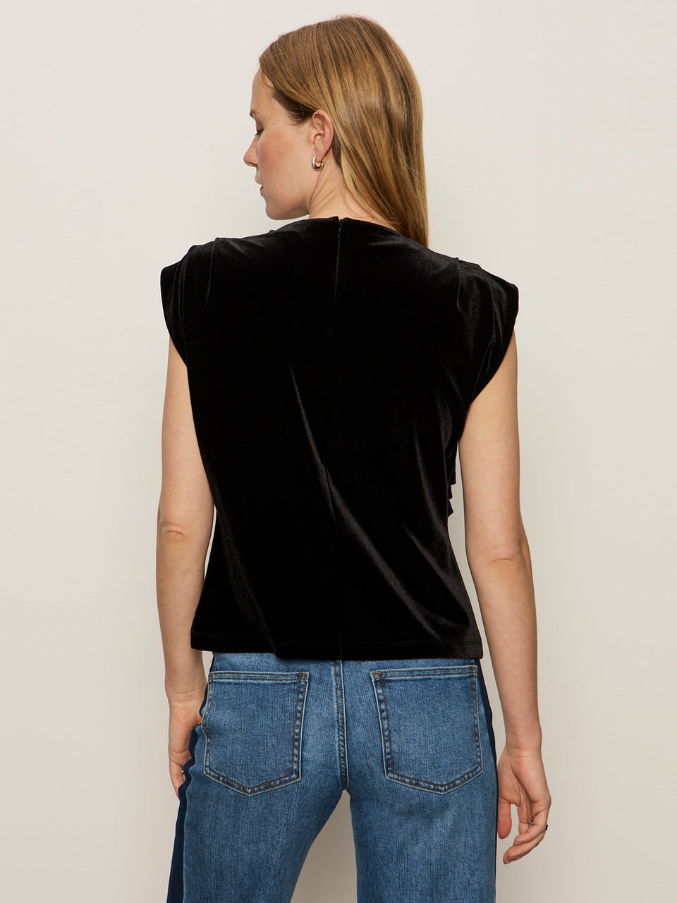 Sanctuary Pleated Sleeveless Top