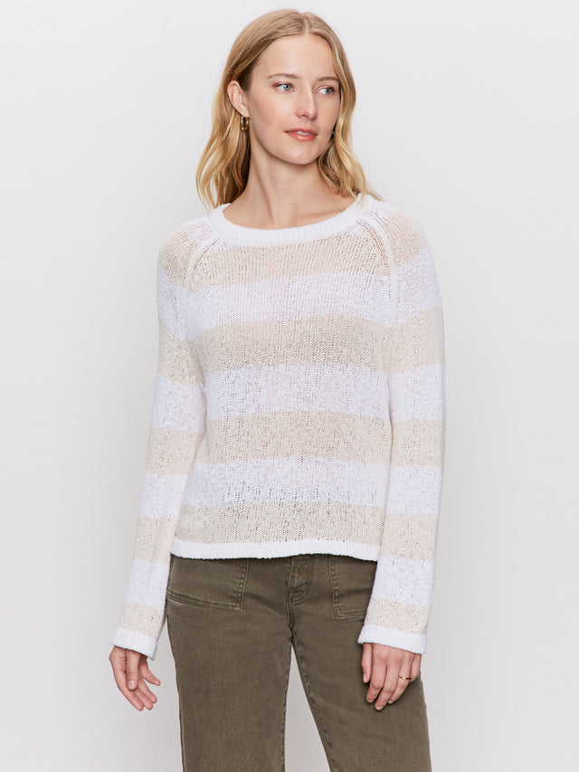 Sanctuary Textured Raglan Crew Sweater
