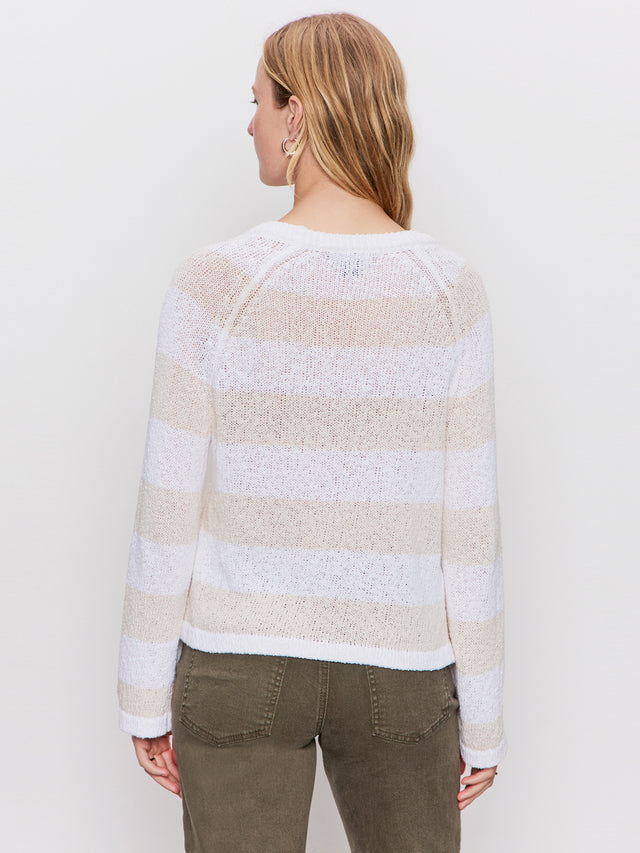 Sanctuary Textured Raglan Crew Sweater