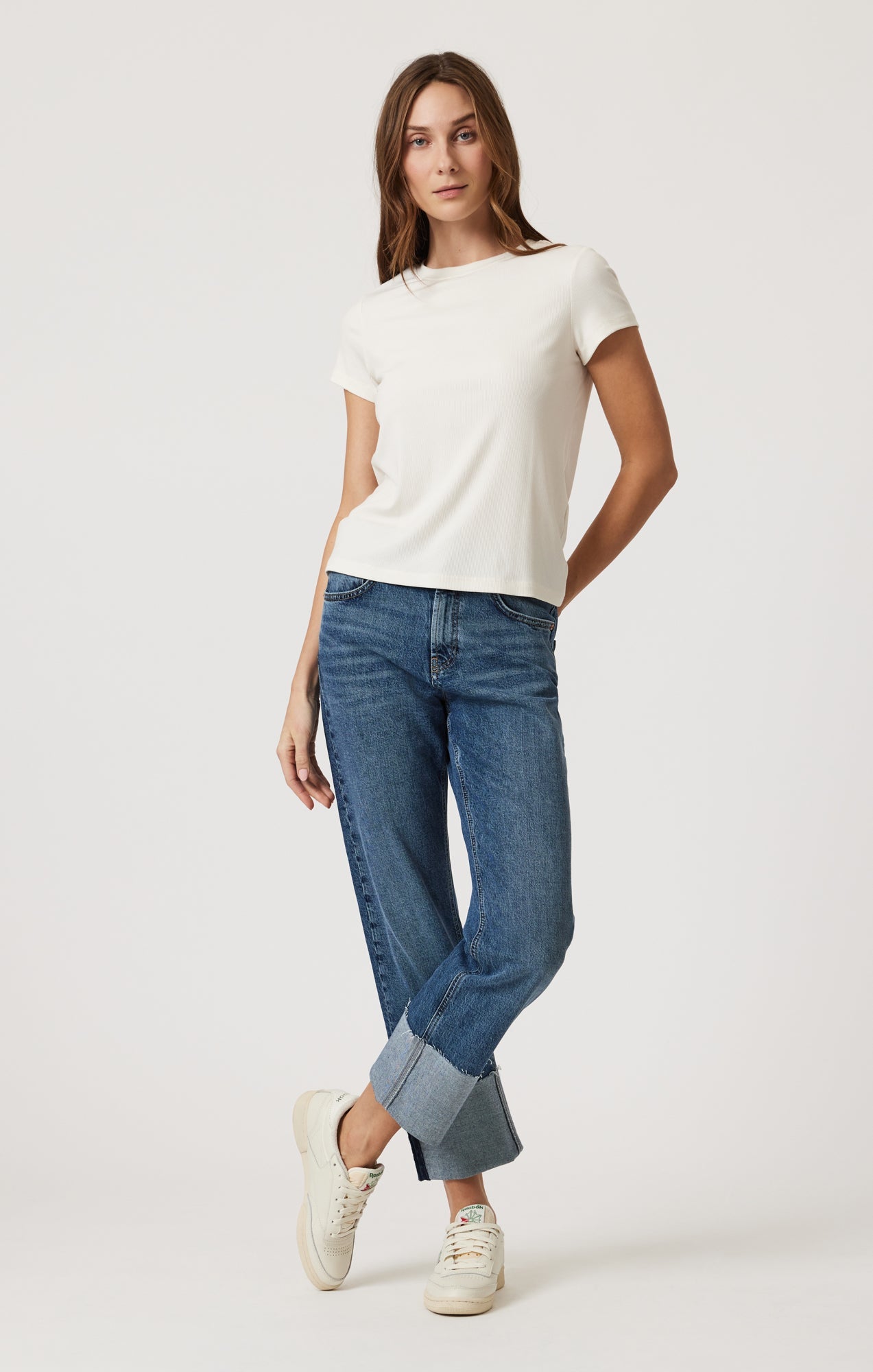 Mavi Women's Short Sleeve Basic Tee