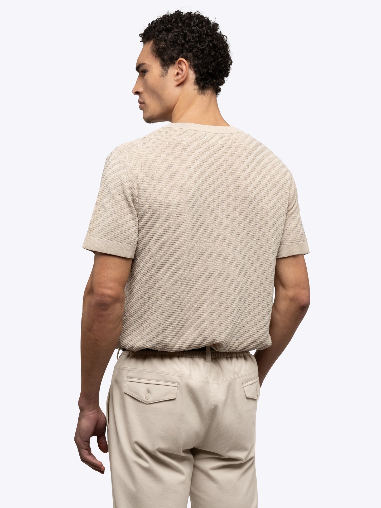 CUTS Men's Riviera Knit Texture Tee