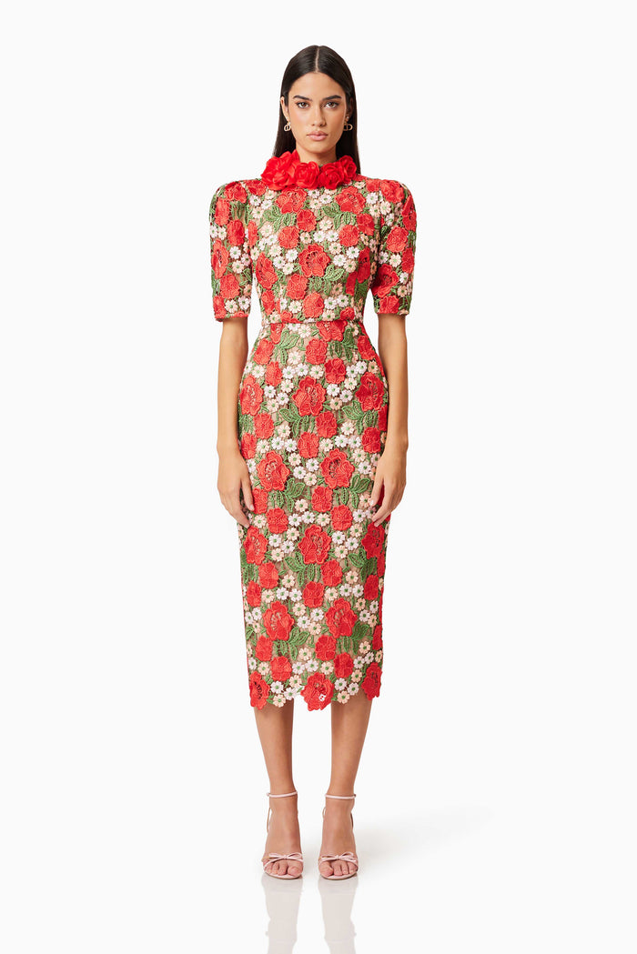 Elliatt Roselyn Cocktail Midi Dress