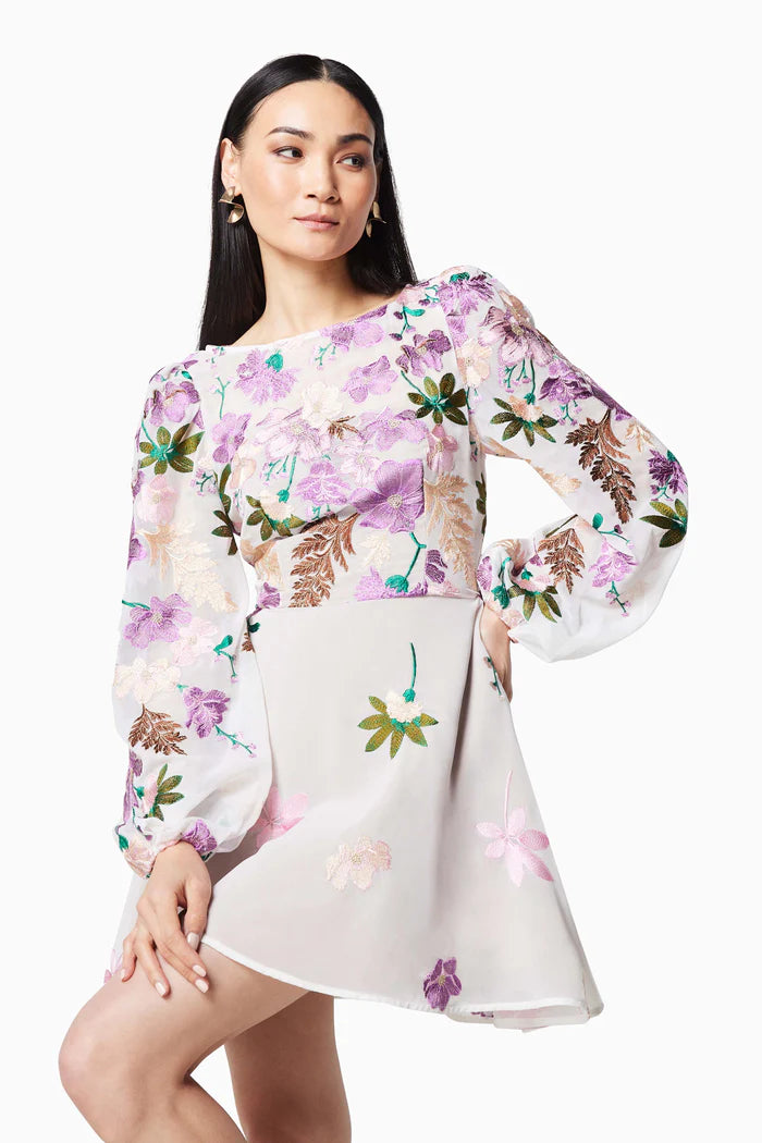 Elliatt Reverie Long Sleeved Dress (Multi)