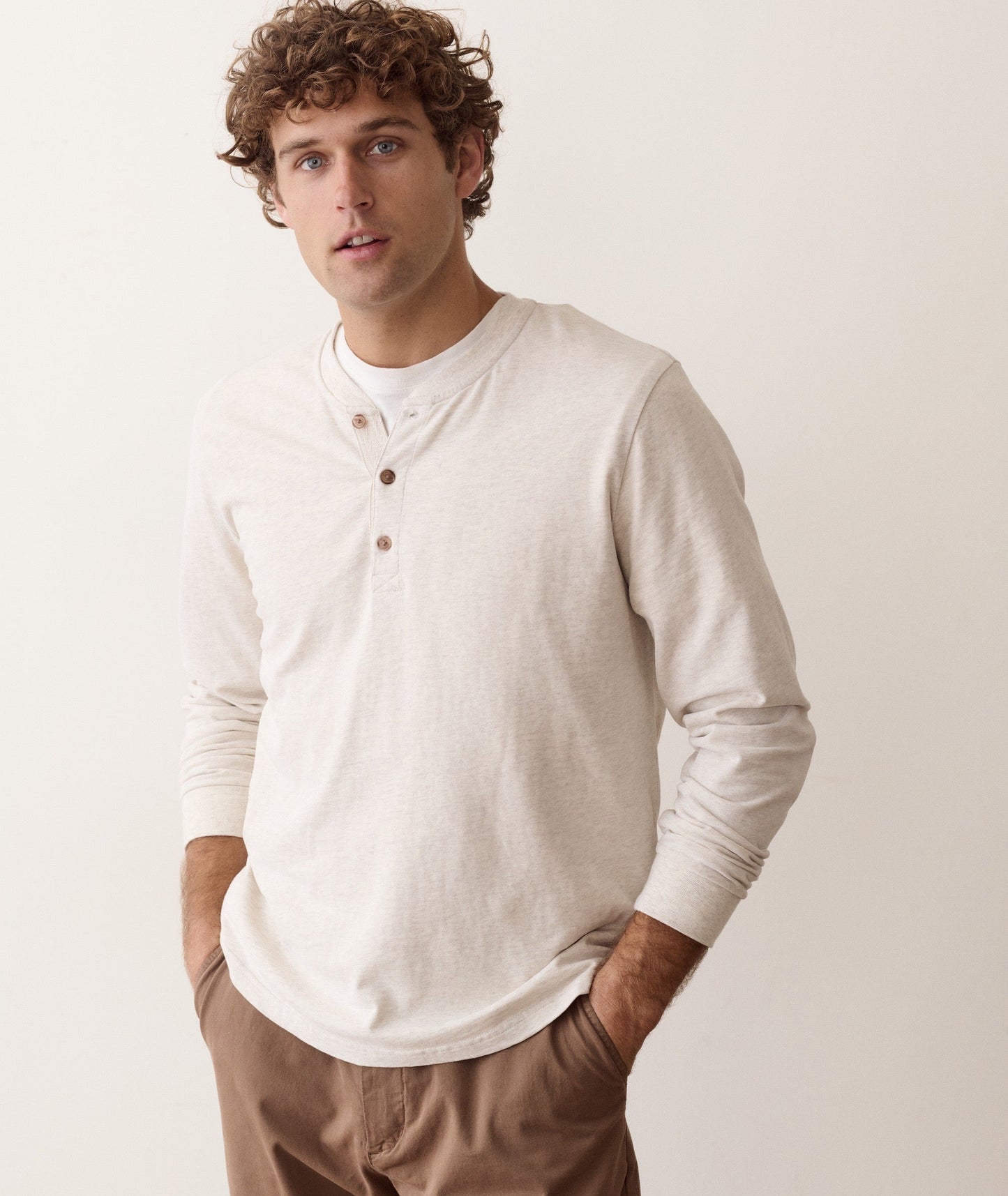Marine Layer Luxe Jersey Henley