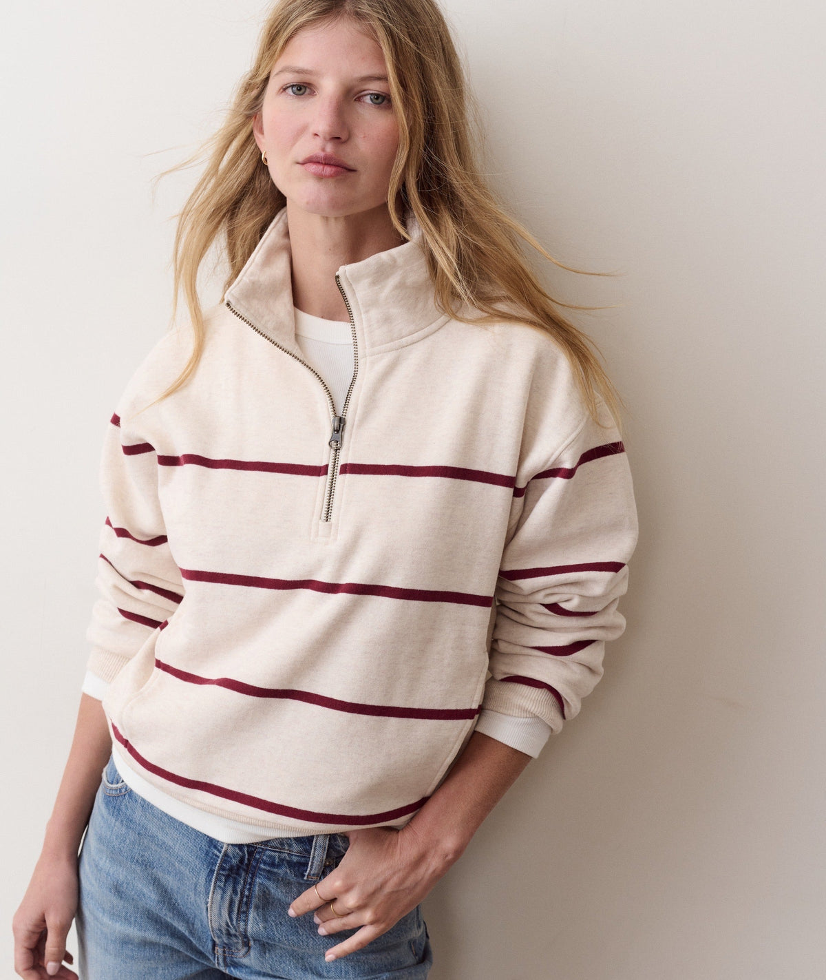 Marine Layer Women's Cloud 9 Fleece Half ZIp