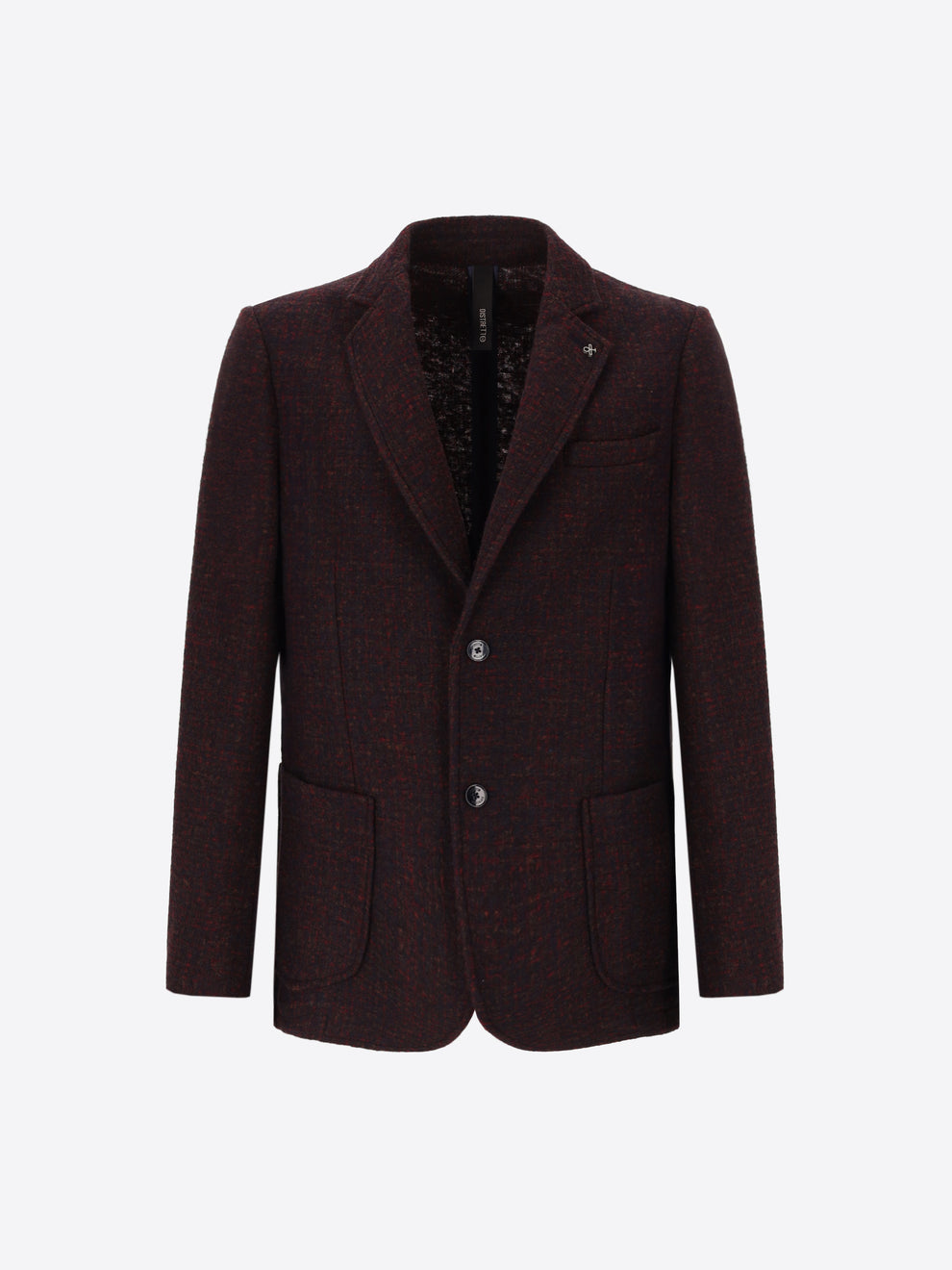 Distretto 12 Melange Faux Soild Wool Blend Jacket Bristol