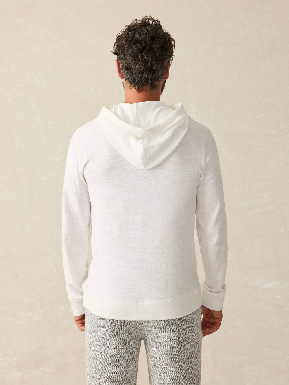 Faherty Men's Sunwashed Slub Hoodie