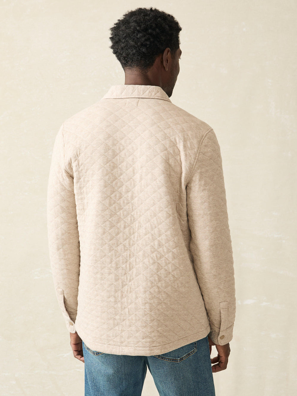 Faherty Men's Epic Quilted Fleece CPO