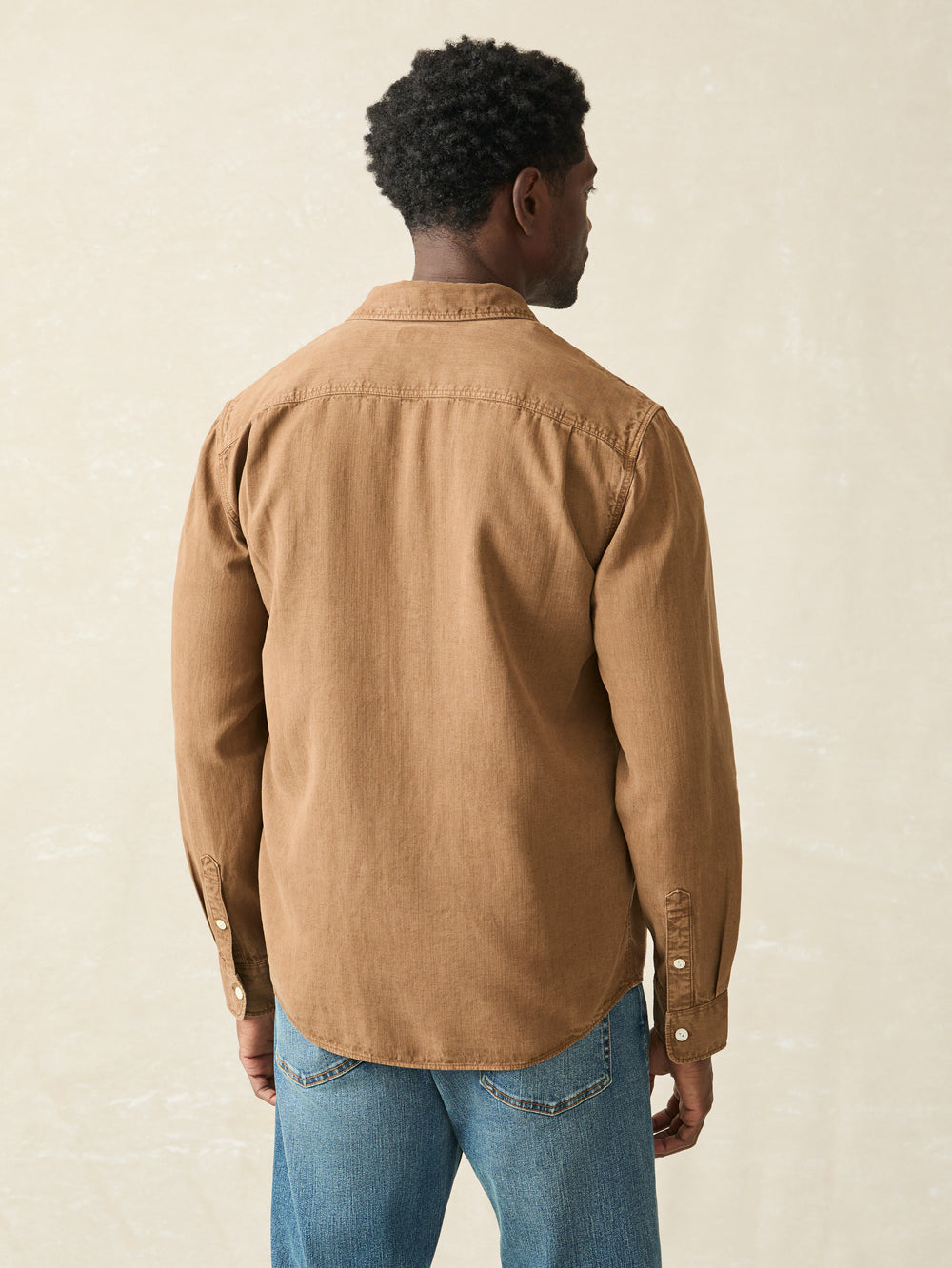 Faherty Men's Tried And True Chambray Workshirt