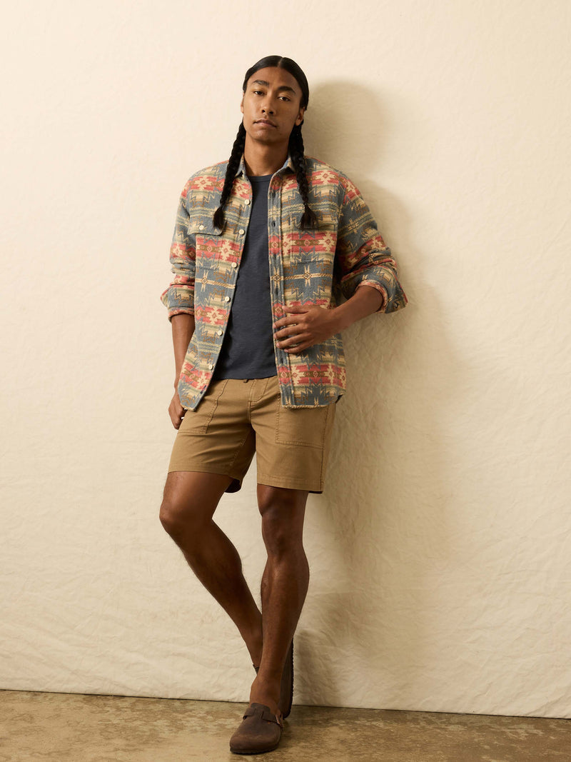 Faherty Men's Doug Good Feather Canyon Overshirt